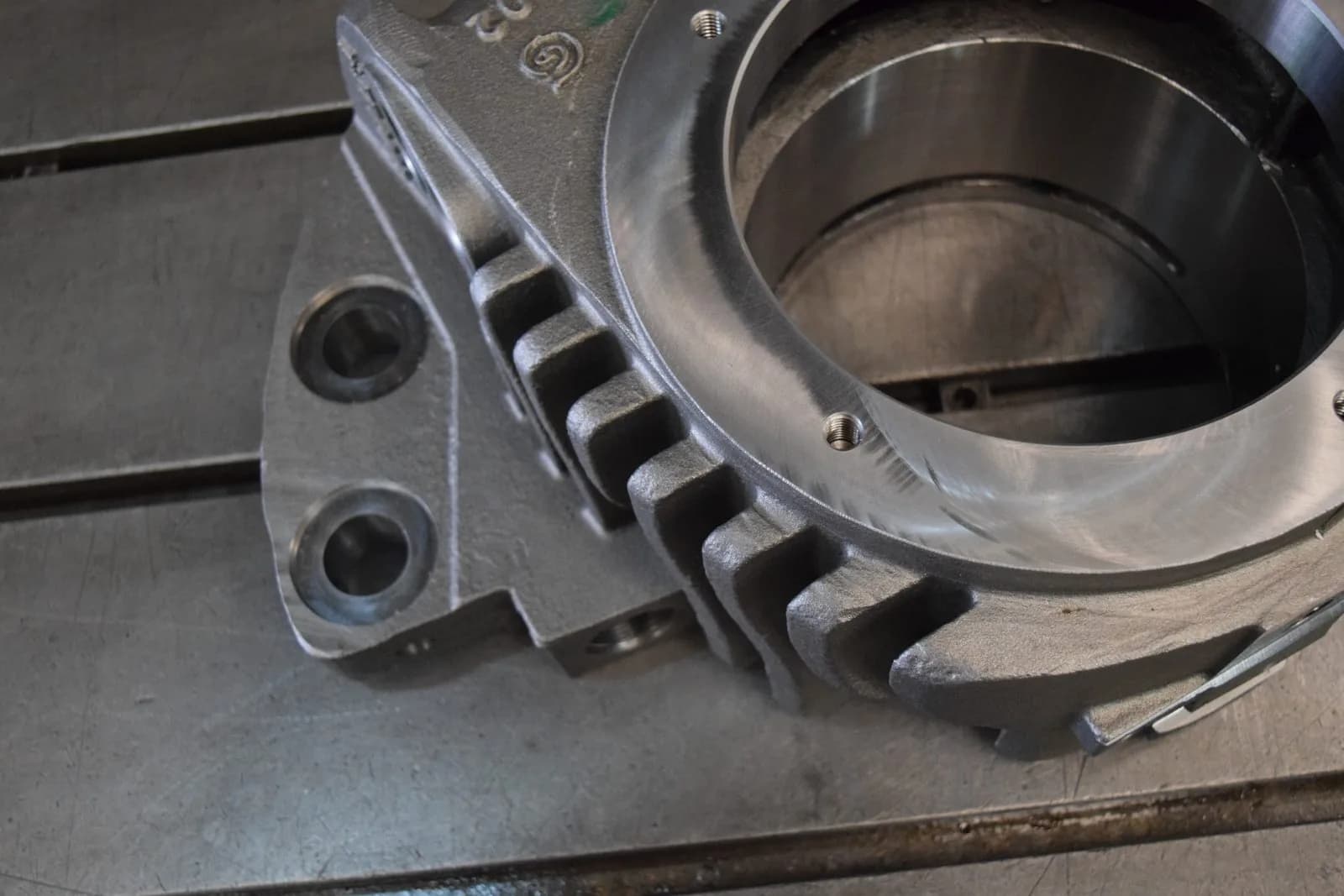 Steel cast and machined component supplied by North Cast