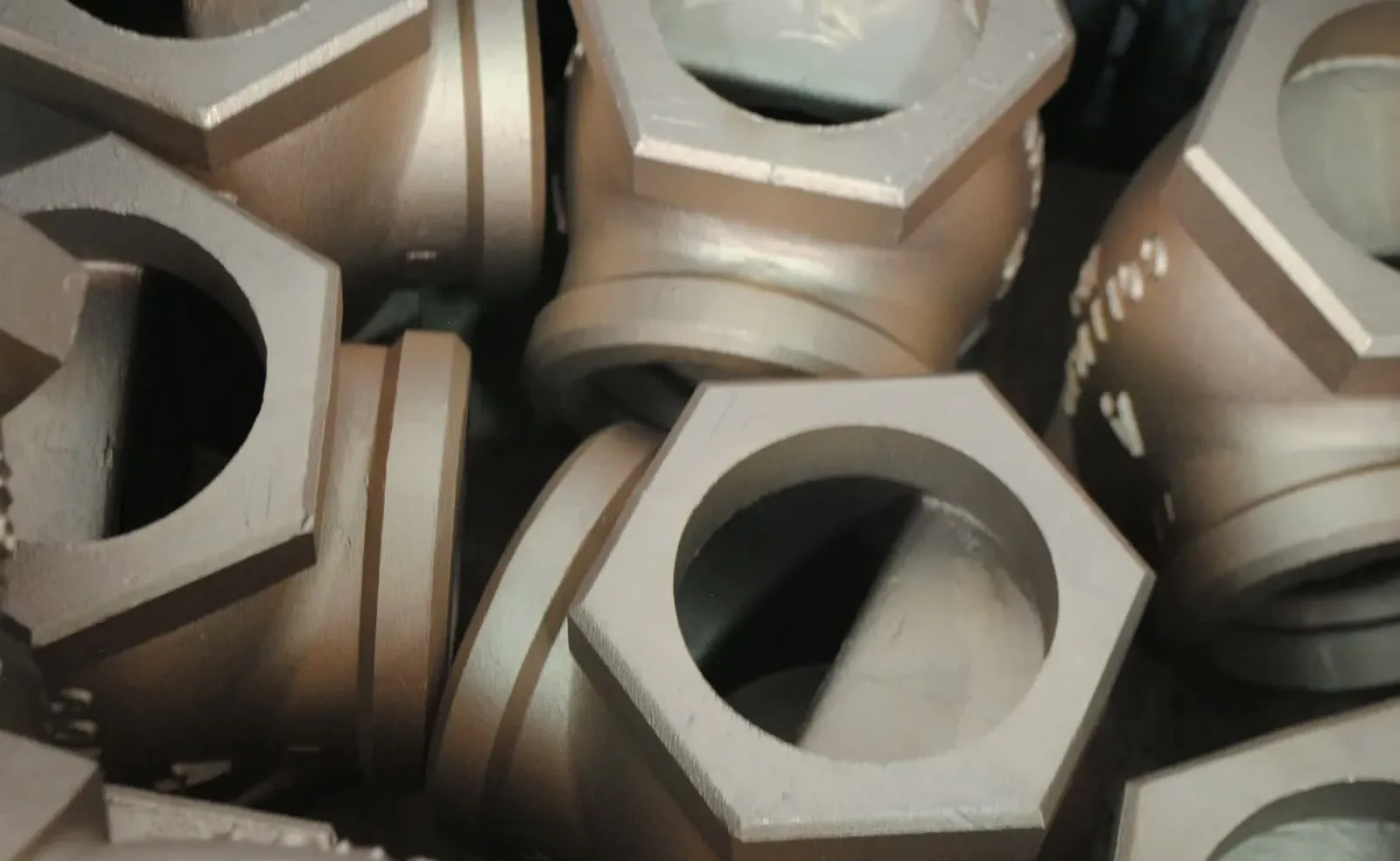 Brass hex valve bodies